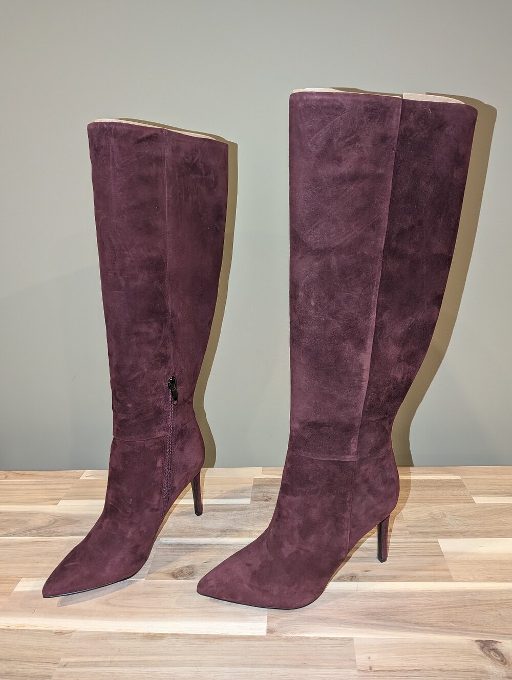 Nine West Richy Suede Burgundy Dark Red Women's 5.5 NWOT